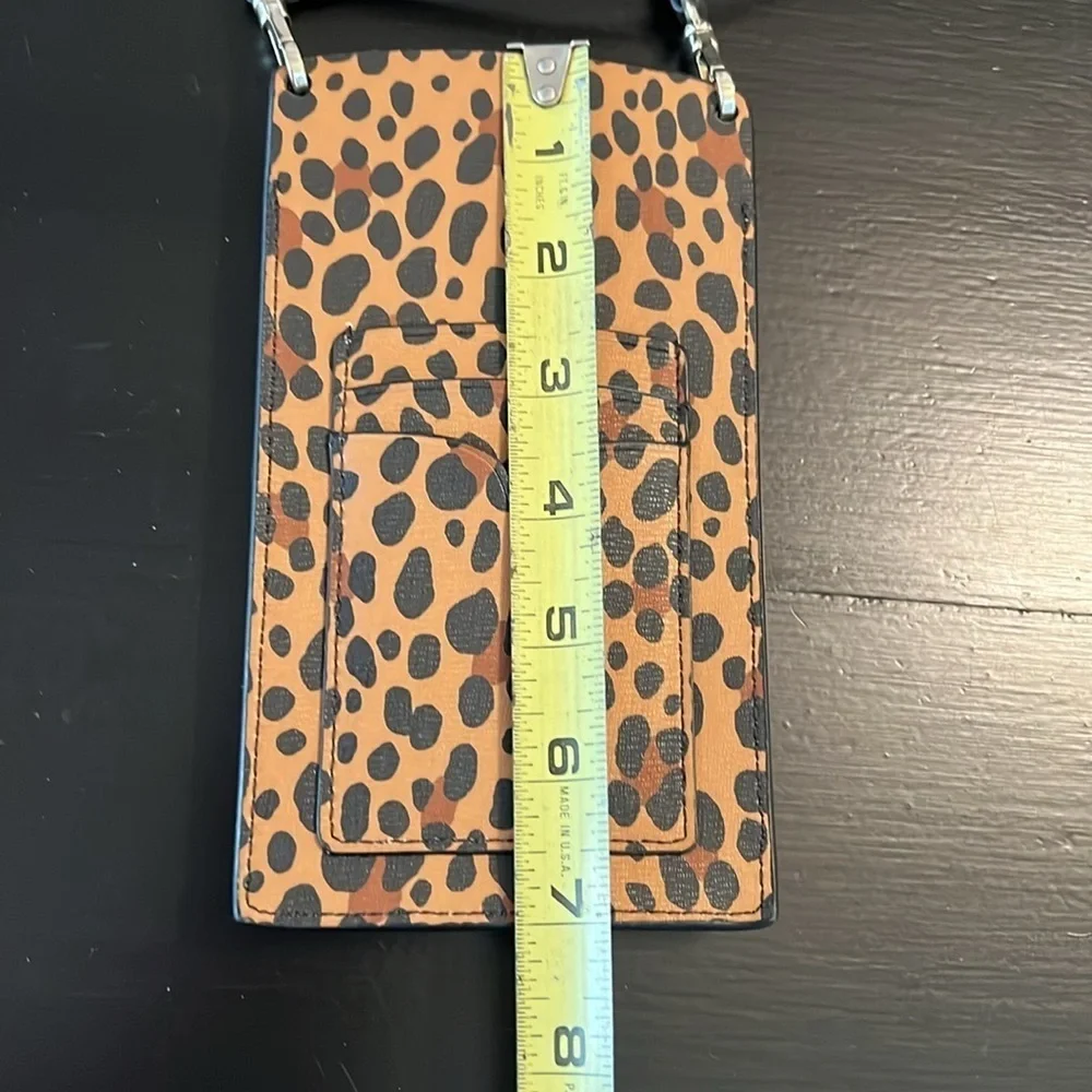KATE SPADE LEOPARD SPENCER SLIM PHONE‎ CROSSBODY BAG